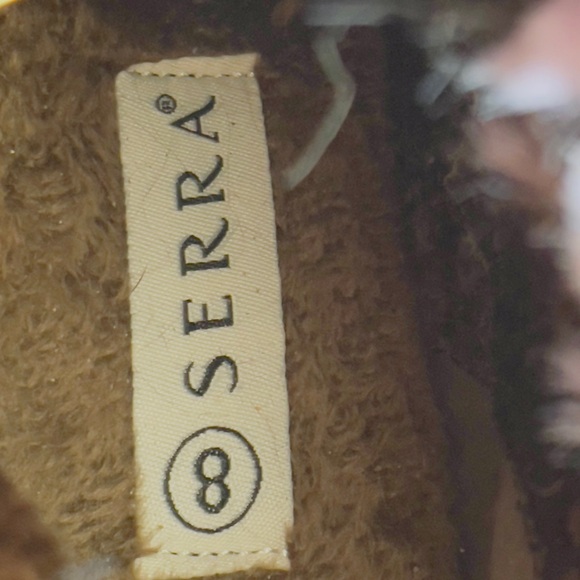 NWOT SERRA Genuine Suede Ankle Boots in Grey with faux fur Size 8 - Picture 6 of 8